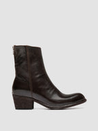 WADE 013 - Stivaletti con Zip in Pelle Marrone