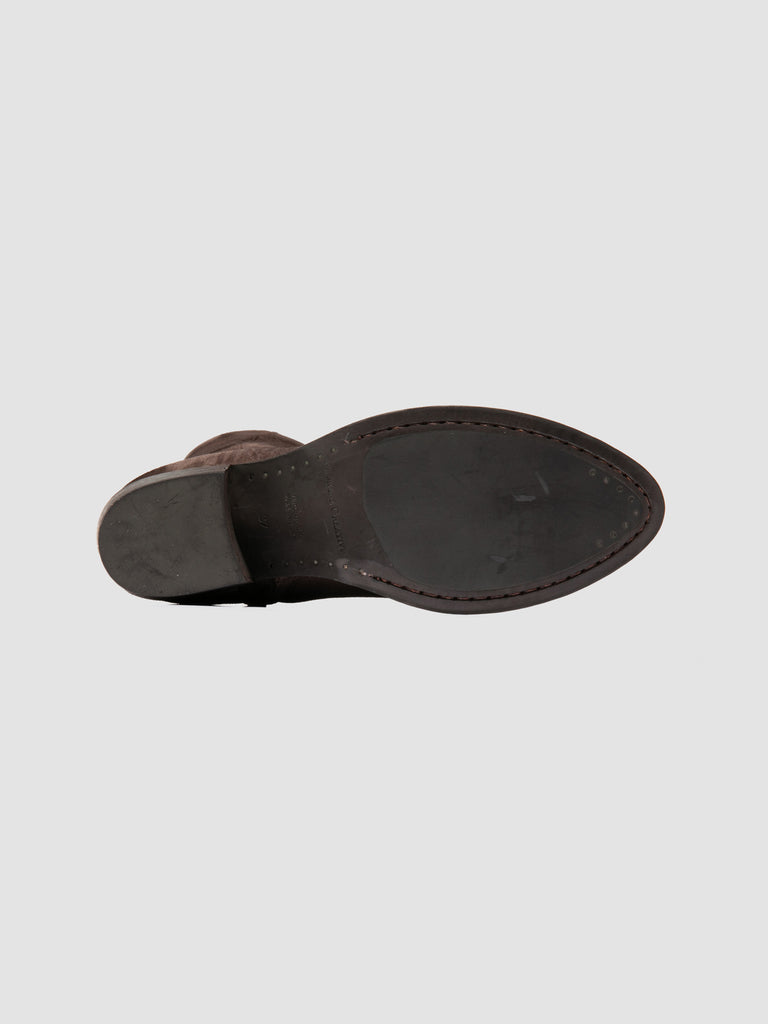 WADE 014 - Brown Suede Zip Boots