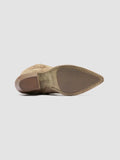 WANDA DD 110 - Stivali con Zip in Pelle Scamosciata Color Tortora - thumb image 5,side view