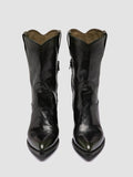 WANDAL DD/104 - Black Leather Zip Boots - thumb image 2,side view