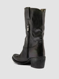 WANDAL DD/104 - Black Leather Zip Boots - thumb image 4,side view
