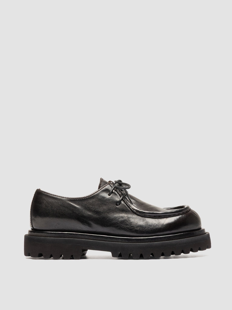 WISAL DD 125 - Scarpe Derby in Pelle Marrone