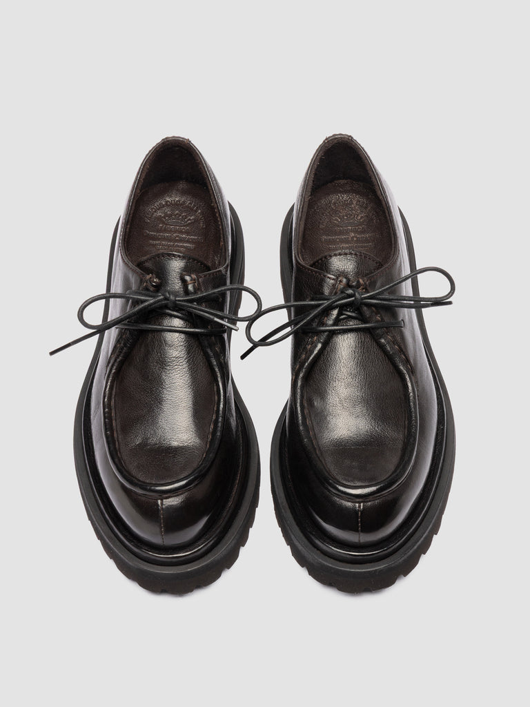 WISAL DD 125 - Scarpe Derby in Pelle Marrone