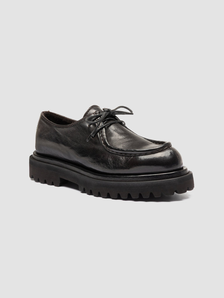 WISAL DD 125 - Scarpe Derby in Pelle Marrone