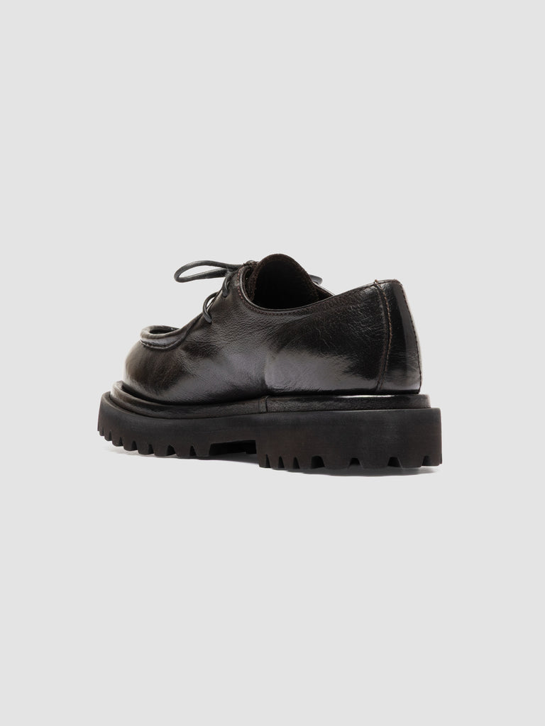 WISAL DD 125 - Scarpe Derby in Pelle Marrone