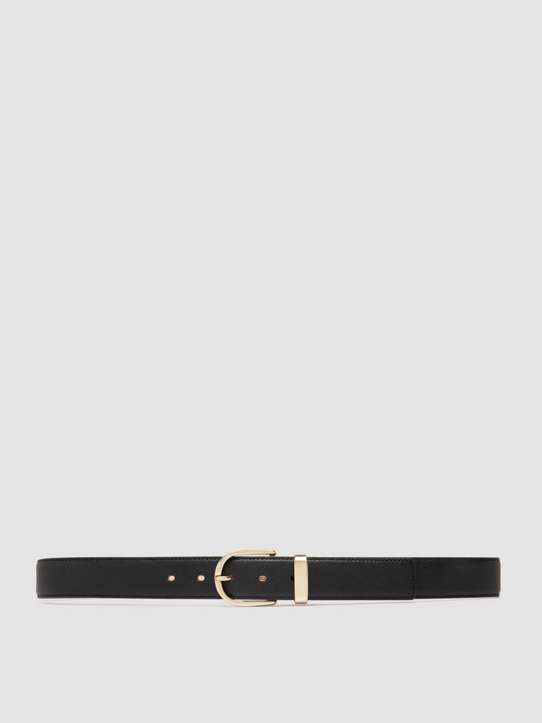OC STRIP 100 - Cintura in Pelle Nera