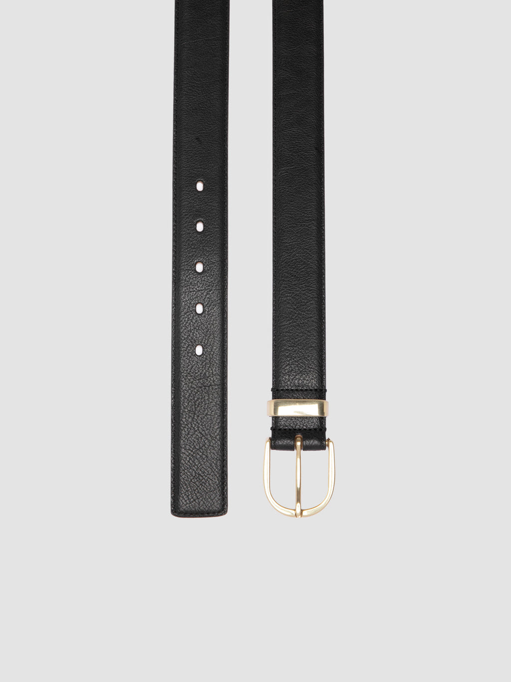 OC STRIP 100 - Cintura in Pelle Nera - image 2,side view