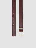 OC STRIP 100 - Cintura in Pelle Bordeaux - thumb image 2,side view
