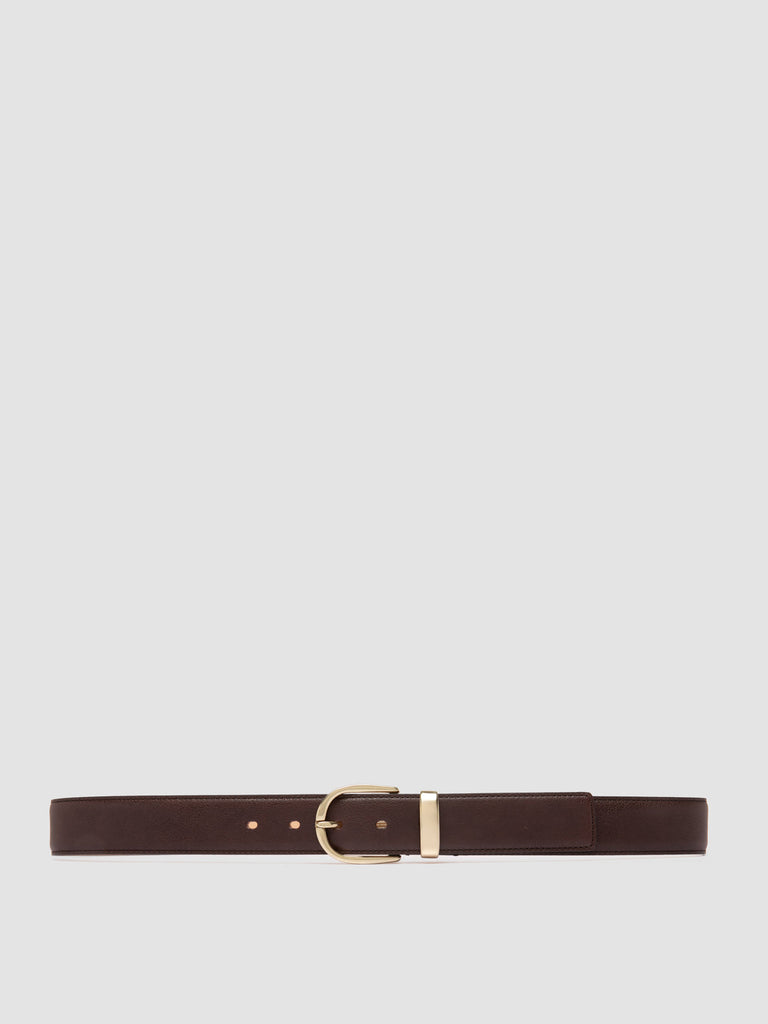 OC STRIP 100 - Cintura in Pelle Marrone