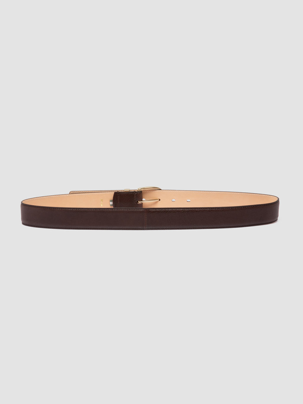 OC STRIP 100 - Cintura in Pelle Marrone - image 3,side view