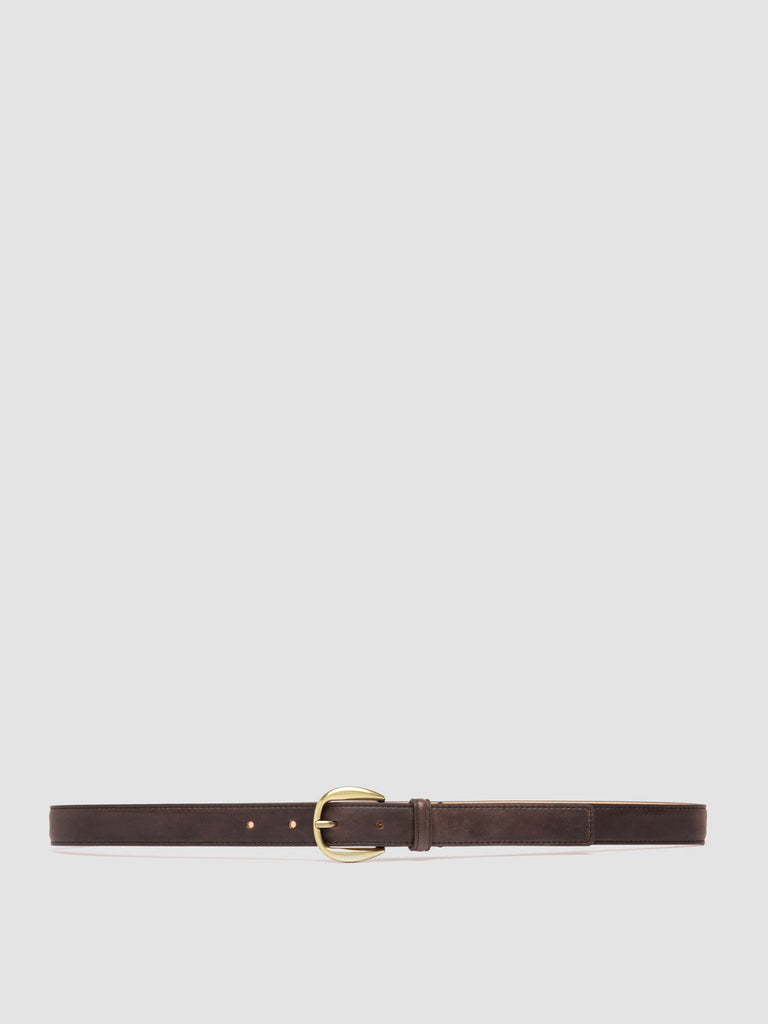 OC STRIP 102 - Cintura in Pelle Marrone