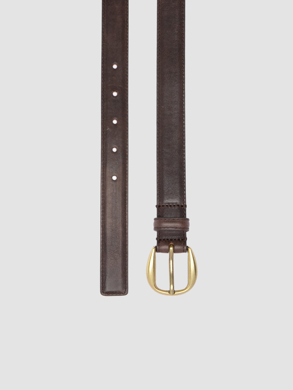 OC STRIP 102 - Cintura in Pelle Marrone - image 2,side view