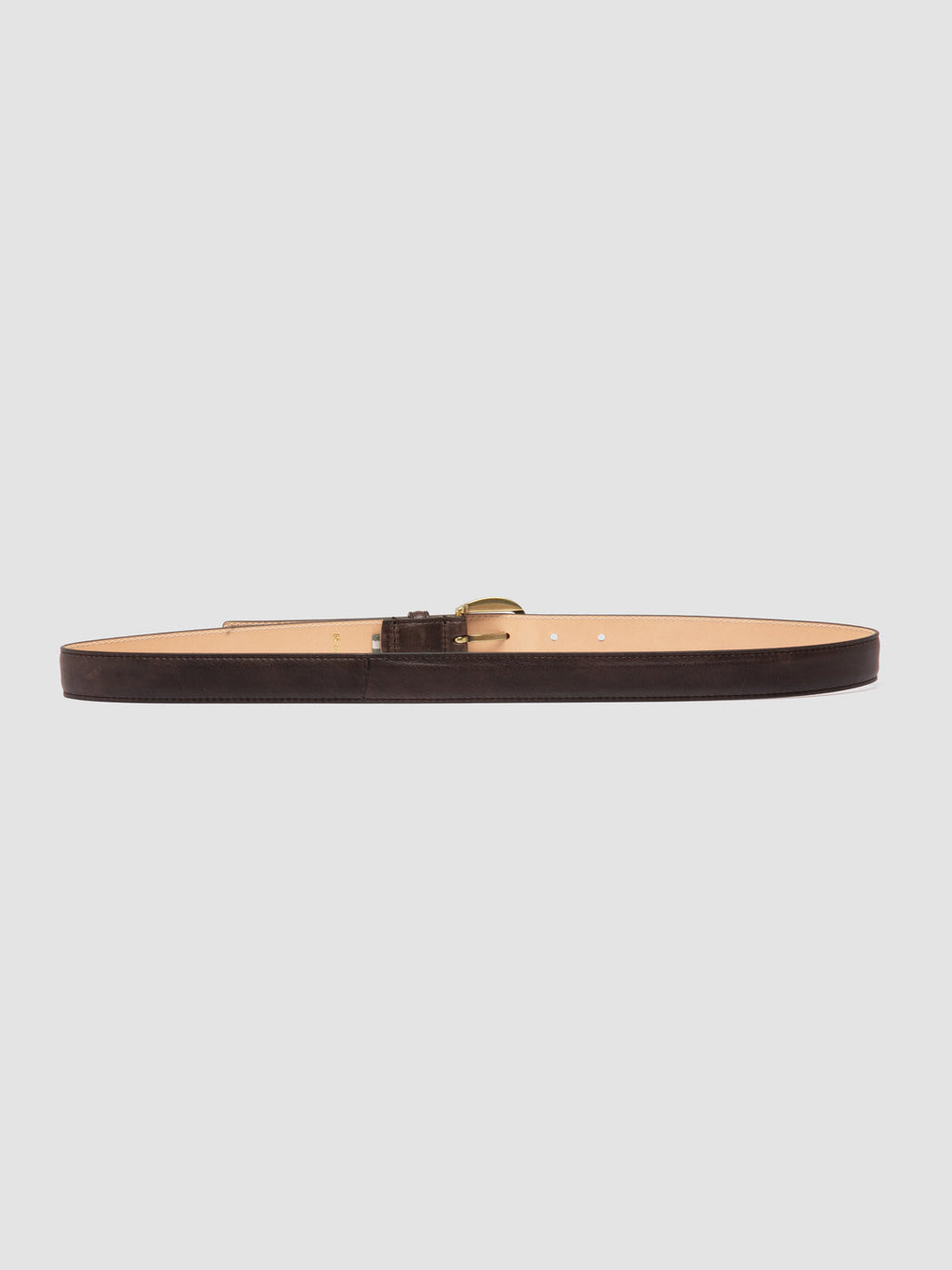 OC STRIP 102 - Cintura in Pelle Marrone - image 3,side view
