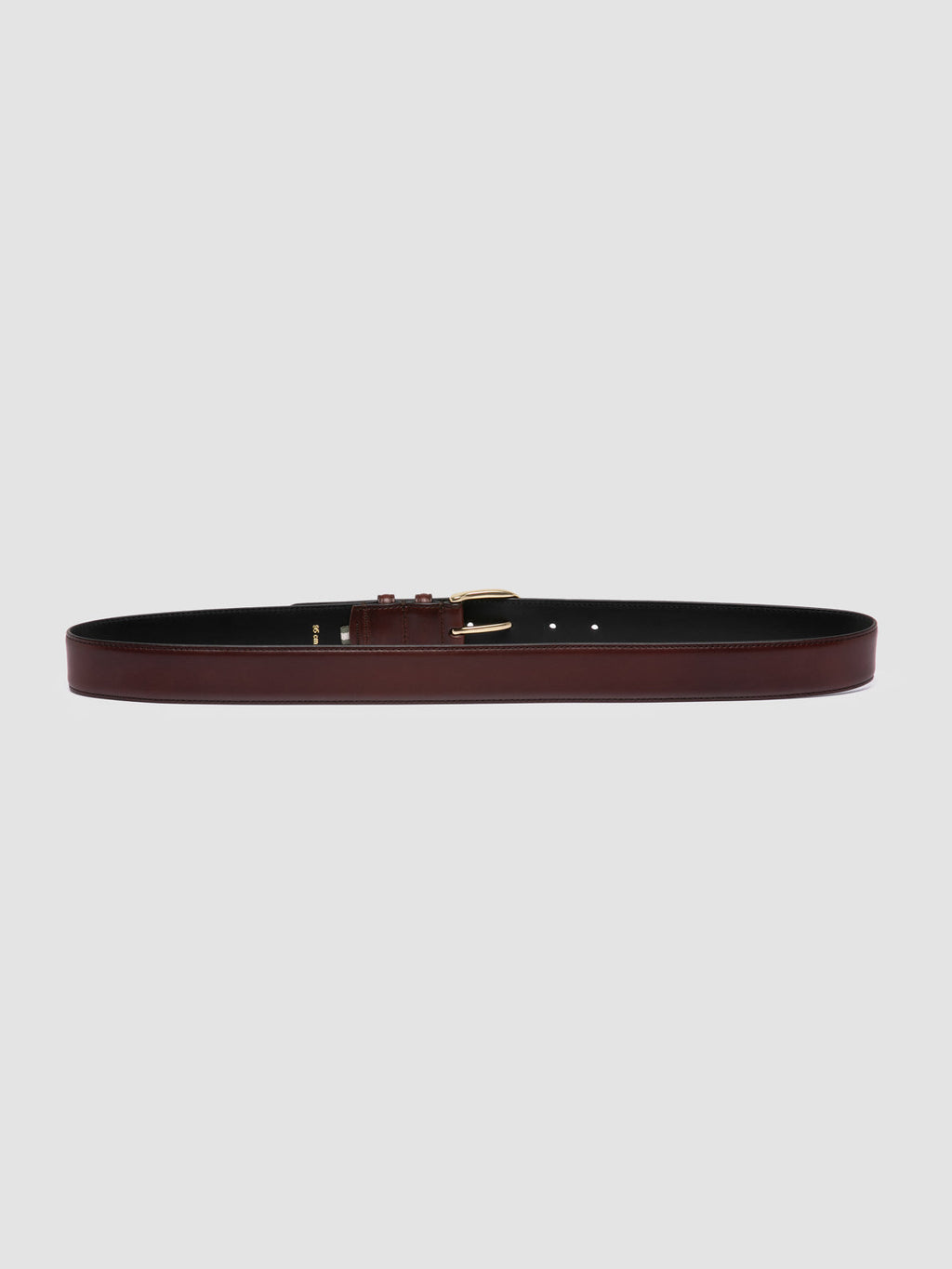 OC STRIP 105 - Cintura in Pelle Marrone - image 3,side view