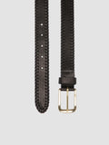OC STRIP 108 - Black Leather Belt - thumb image 2,side view