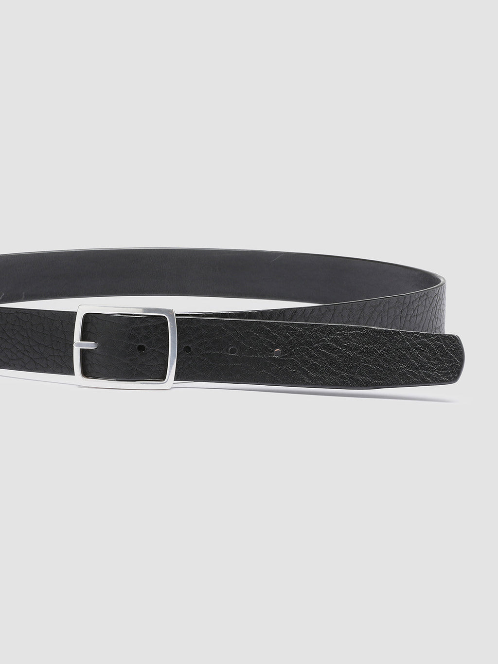 OC STRIP 10 - Cintura in Pelle Nera - image 4,side view