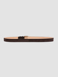 OC STRIP 33 - Cintura in Pelle Scamosciata Marrone - thumb image 3,side view