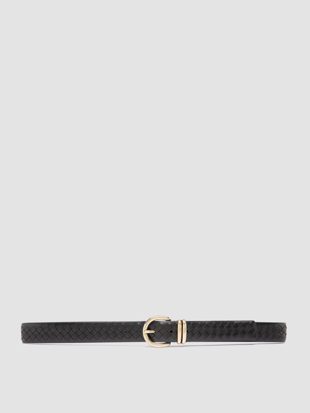 OC STRIP 46 - Cintura in Pelle Nera - image 1,side view