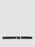 OC STRIP 46 - Cintura in Pelle Nera - thumb image 1,side view
