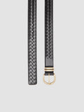 OC STRIP 46 - Cintura in Pelle Nera - thumb image 2,side view