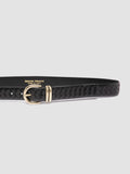 OC STRIP 46 - Cintura in Pelle Nera - thumb image 4,side view