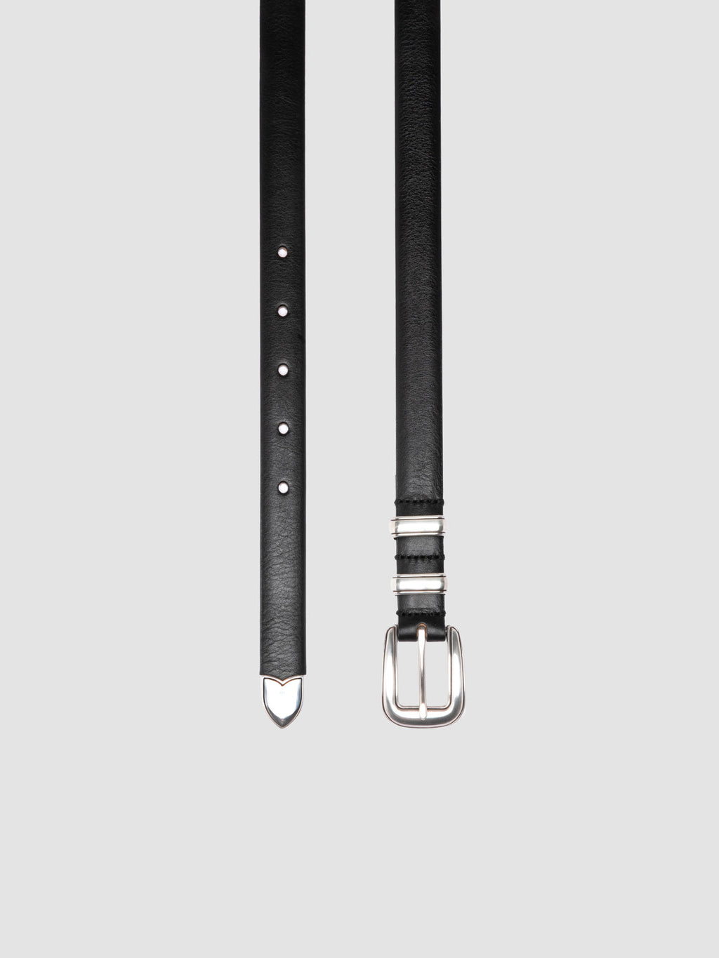 OC STRIP 091 - Cintura in Pelle Nera - image 2,side view