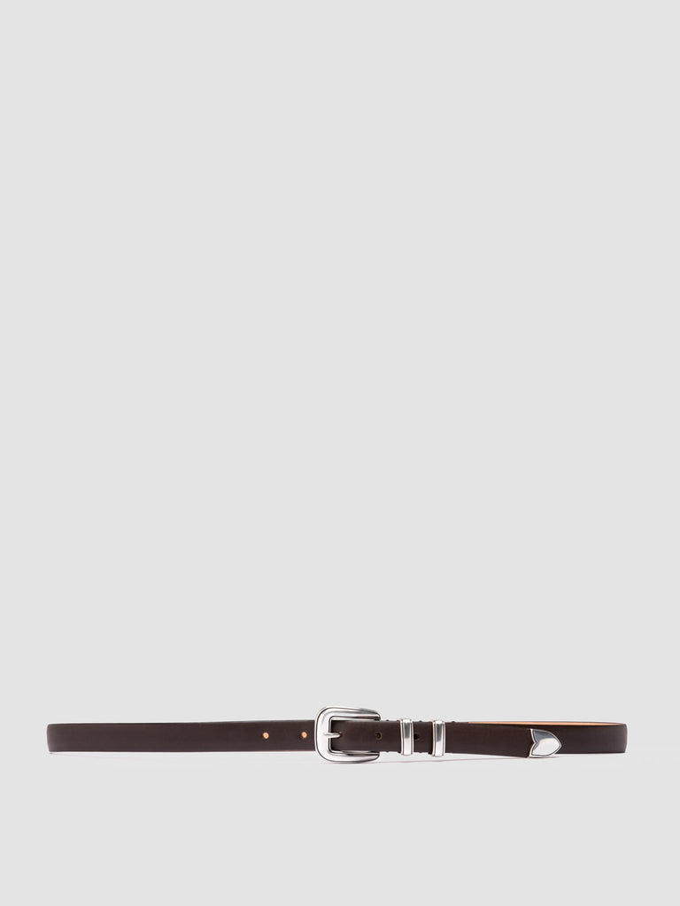 OC STRIP 091 - Cintura in Pelle Marrone
