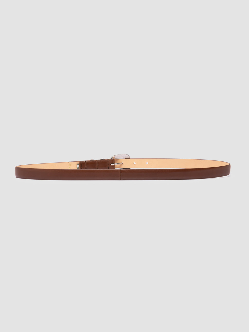 OC STRIP 091 - Cintura in Pelle Marrone - image 3,side view