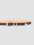 OC STRIP 091 - Cintura in Pelle Marrone - thumb image 4,side view