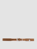 OC STRIP 092 - Cintura in Pelle Scamosciata Marrone - thumb image 1,side view