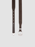 OC STRIP 092 - Cintura in Pelle Scamosciata Marrone - thumb image 2,side view