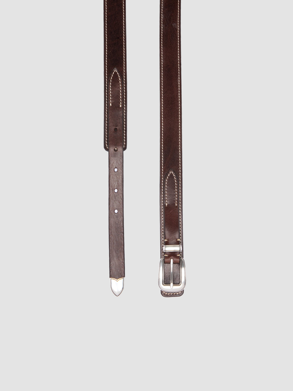 OC STRIP 097 - Cintura in Pelle Marrone - image 2,side view