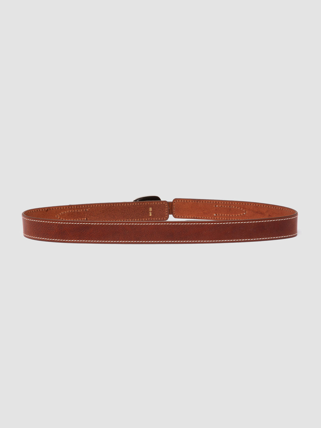 OC STRIP 097 - Cintura in Pelle Marrone - image 3,side view