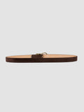 OC STRIP 098 - Cintura in Pelle Scamosciata Marrone - thumb image 3,side view
