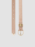 OC STRIP 098 - Cintura in Pelle Scamosciata Beige - thumb image 2,side view