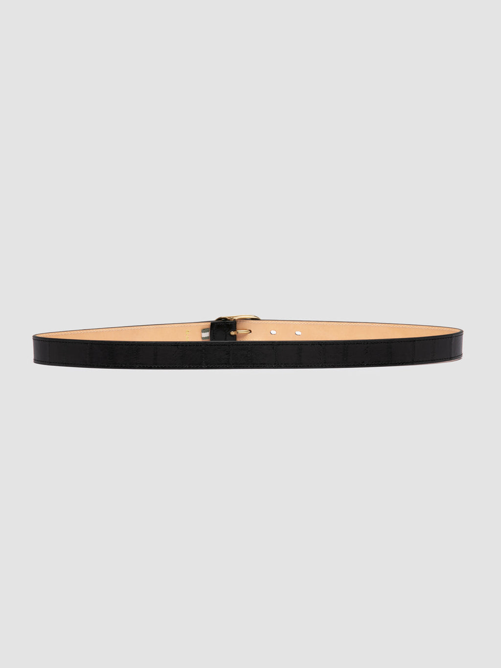 OC STRIP 099 - Cintura in Pelle Nera - image 3,side view