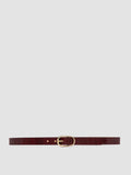 OC STRIP 099 - Cintura in Pelle Bordeaux - thumb image 1,side view