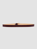 OC STRIP 099 - Cintura in Pelle Bordeaux - thumb image 3,side view