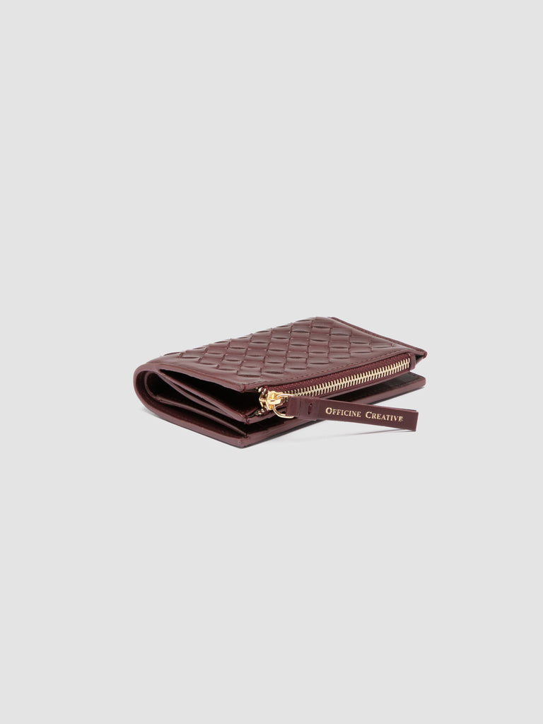 JULIET 204 - Portafoglio in Pelle Bordeaux