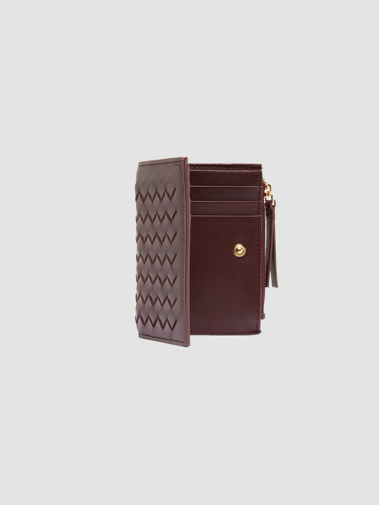 JULIET 204 - Portafoglio in Pelle Bordeaux
