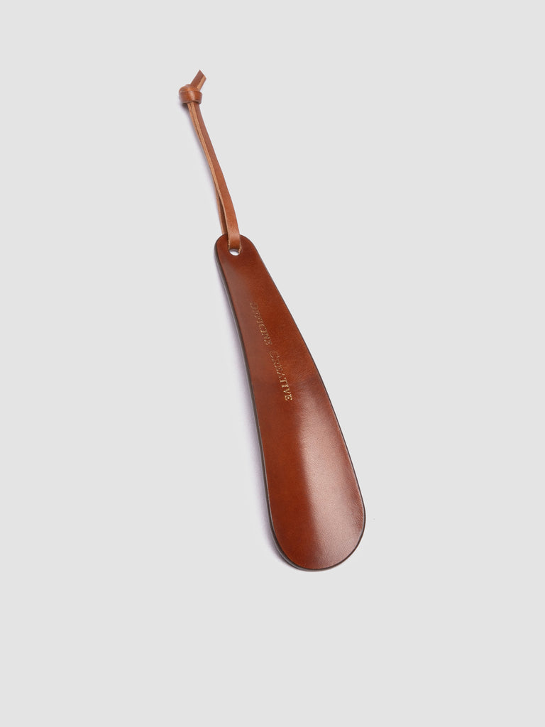 SMALL SHOEHORN - Calzascarpe in Pelle Marrone