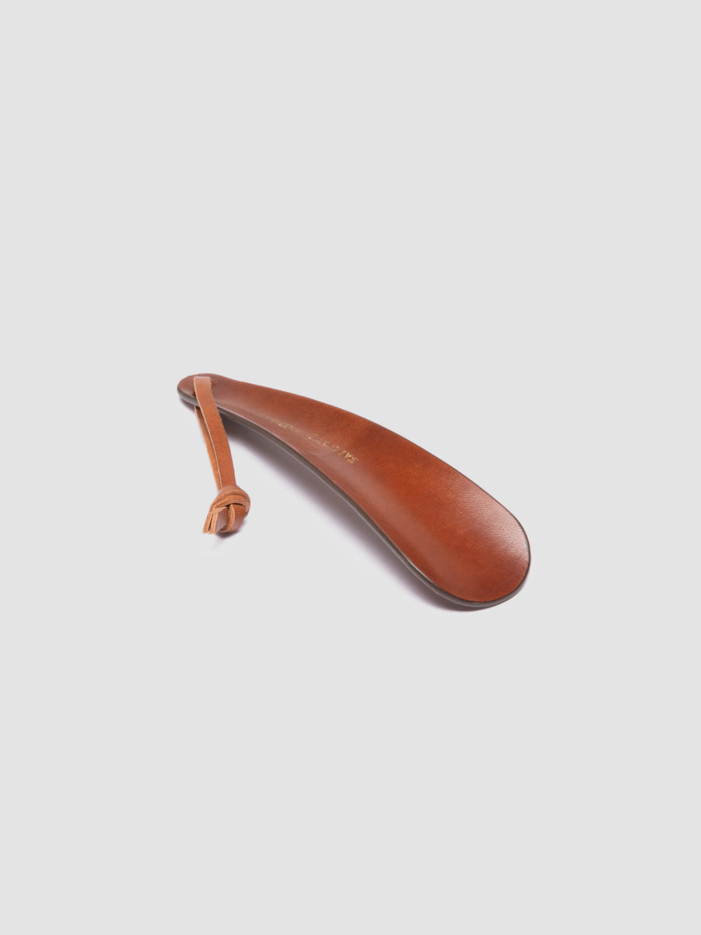 SMALL SHOEHORN - Brown Leather Shoe Horn Officine Creative - 3