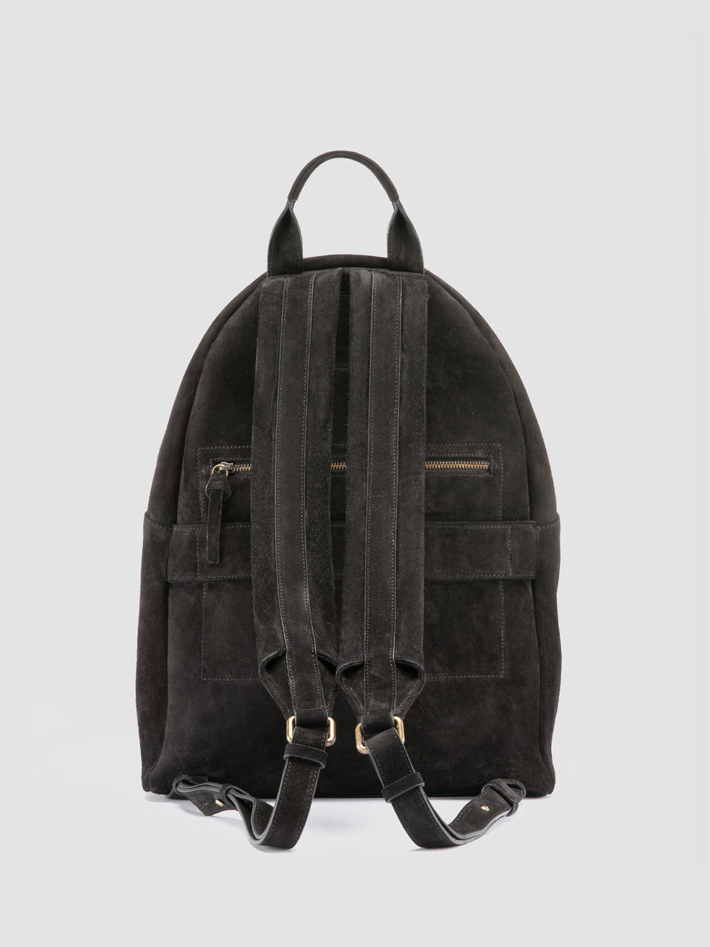 OC PACK 001 - Black Suede Backpack