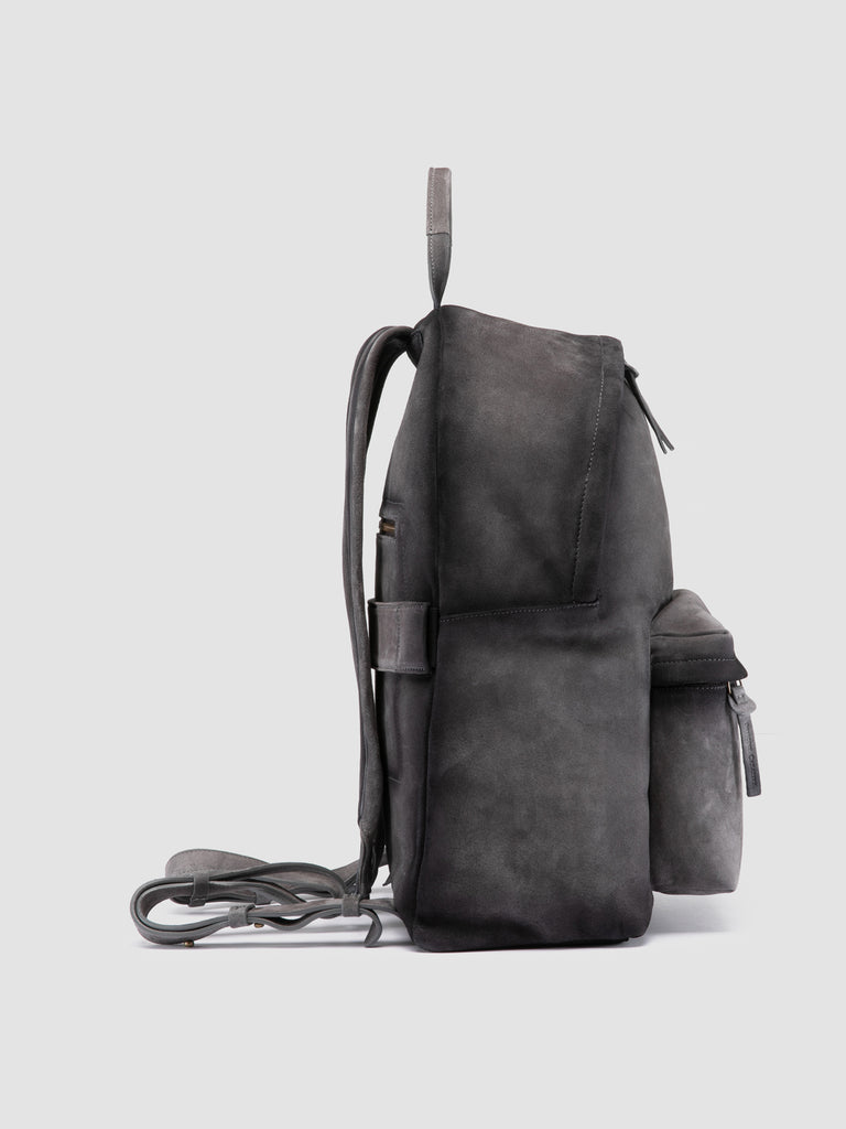 OC PACK 001 - Zaino in Pelle Scamosciata Grigia