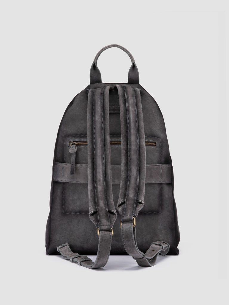 OC PACK 001 - Zaino in Pelle Scamosciata Grigia