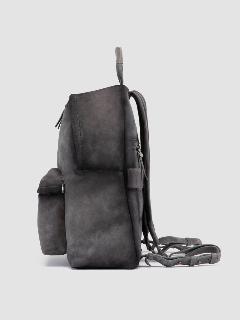 OC PACK 001 - Zaino in Pelle Scamosciata Grigia