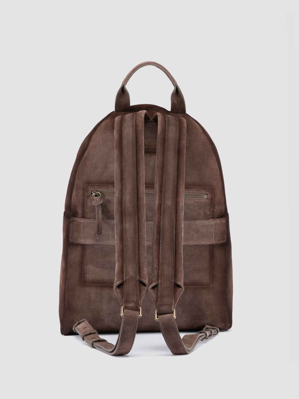 OC PACK 001 - Brown Suede Backpack