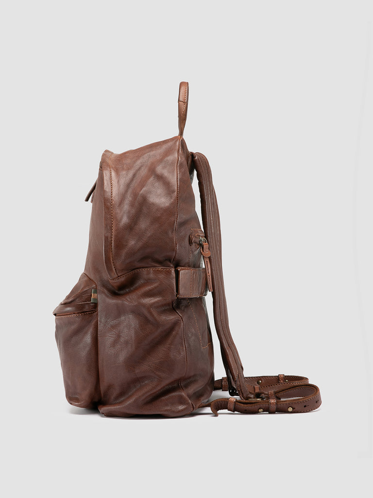 OC PACK 004 - Zaino in Pelle Marrone