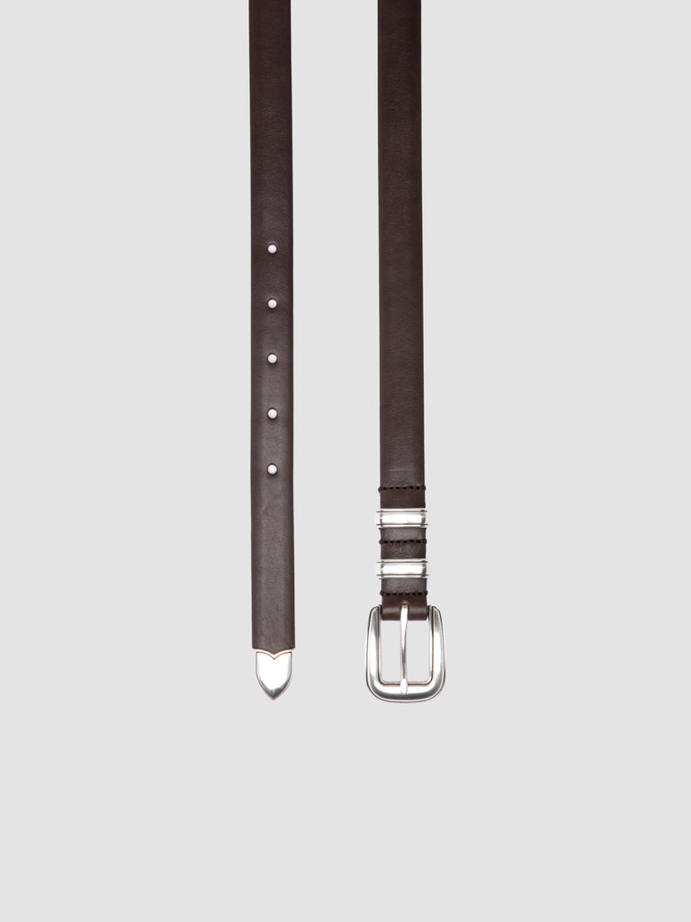 OC STRIP 091 - Cintura in Pelle Marrone