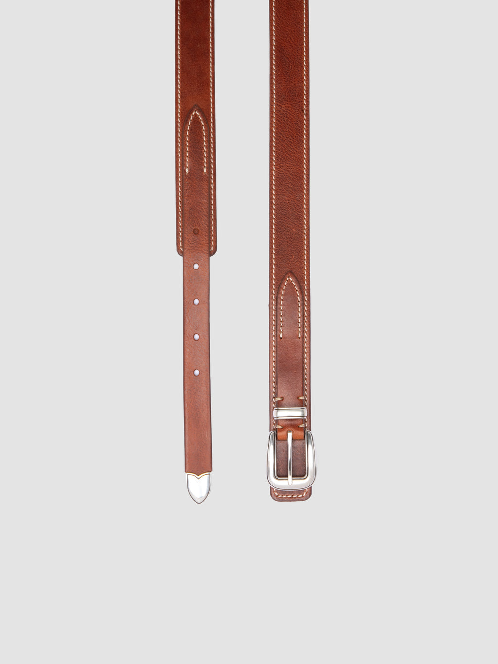 OC STRIP 097 - Cintura in Pelle Marrone